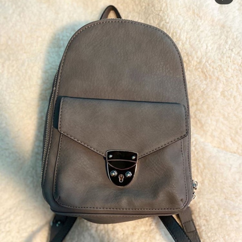 Charming Charlie’s Gray Backpack